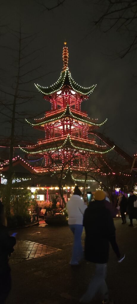 Tivoli Park en Copenhague, Dinamarca