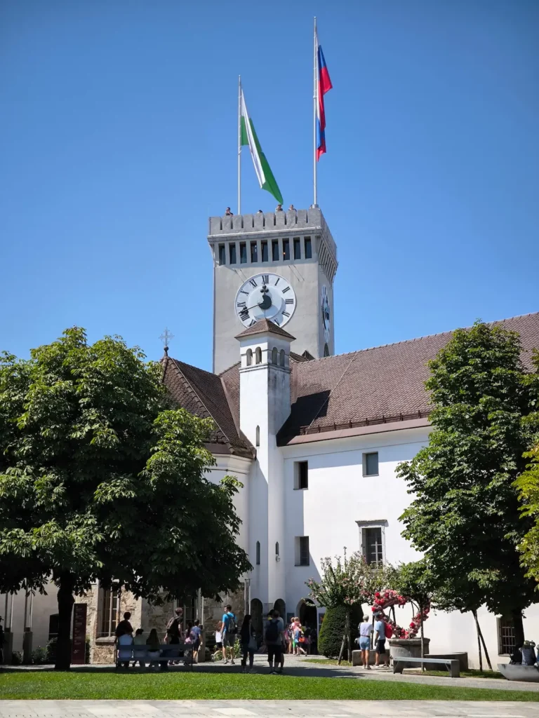 Castillo de Liubliana desde el patio interior