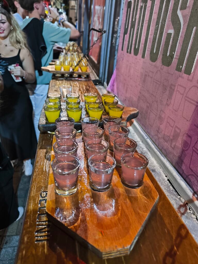 Chupitos en el Bellini