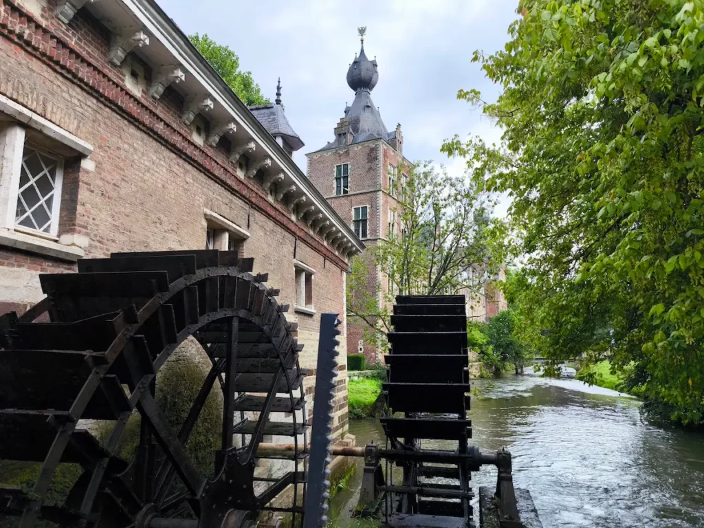 Molino de agua en las inmediaciones de Arenberg en Lovaina