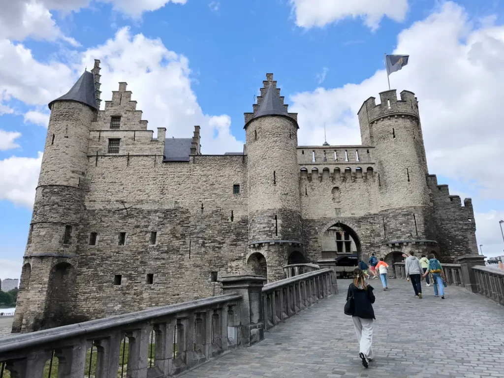 Castillo Steen en Amberes, Bélgica