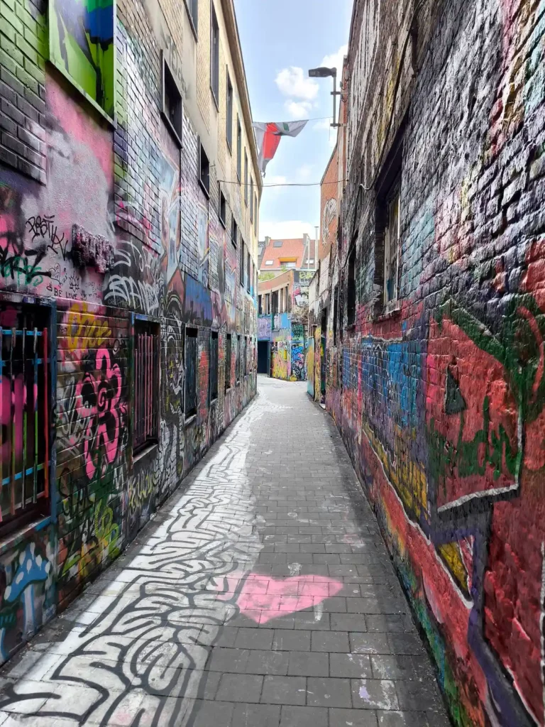 Graffitistraat en Gante, algo que ver si tienes un día en Flandes