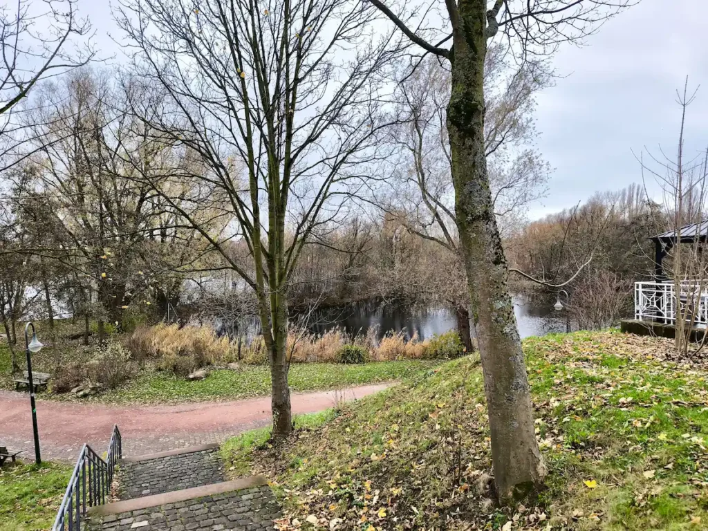 Südpark en Düsseldorf, Alemania