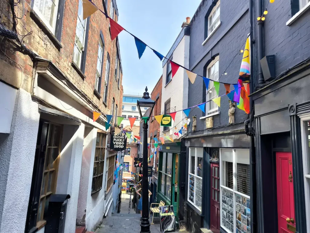Christmas Steps en Bristol, una de las calles más famosas de la ciudad inglesa