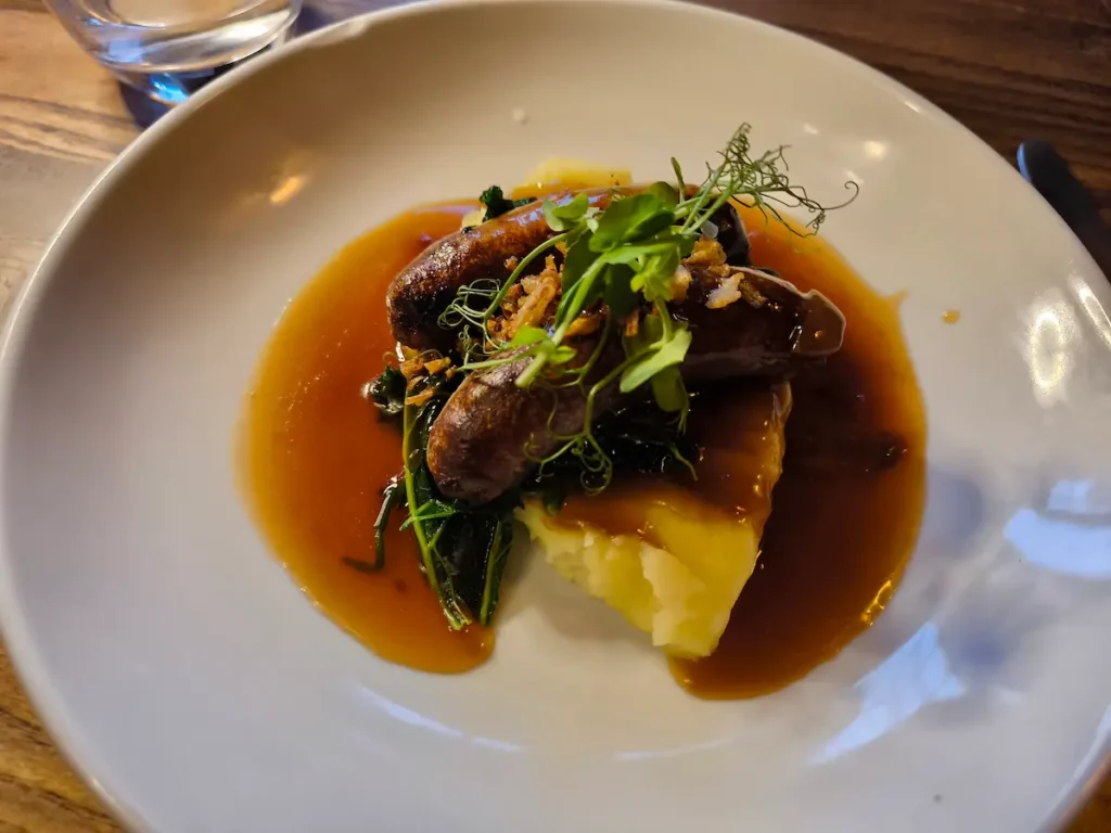 Comida en el Haunch of Venison en Salisbury, uno de los lugares donde comer en la ciudad inglesa