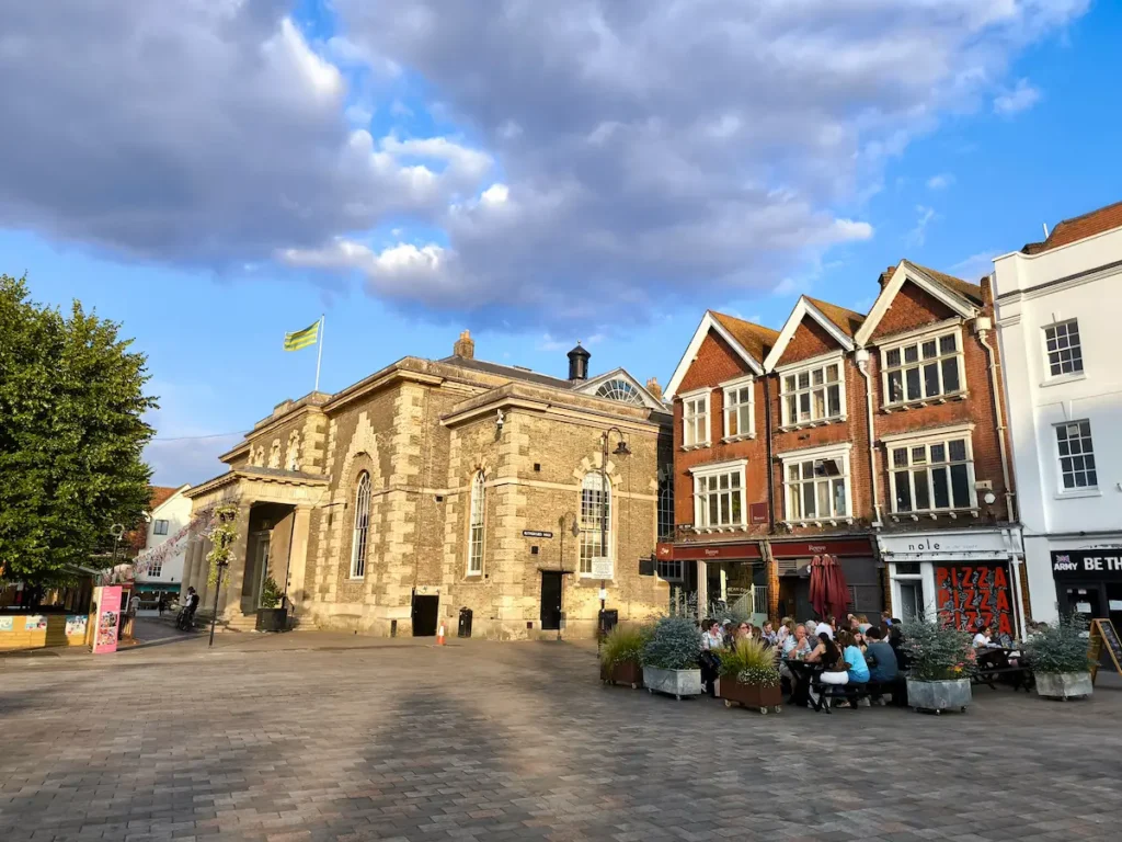 The Guildhall en Salisbury, una de las cosas que ver en la ciudad de Inglaterra en la Market Place