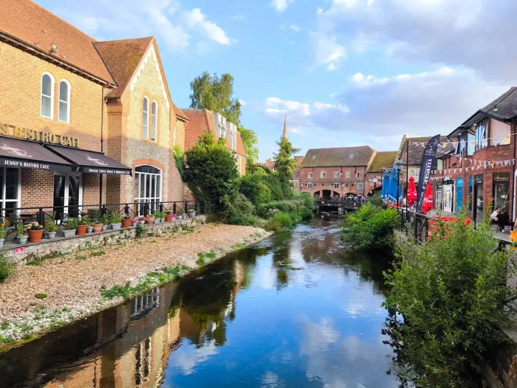 The Maltings en Salisbury, un bonito paseo en el centro de la ciudad inglesa