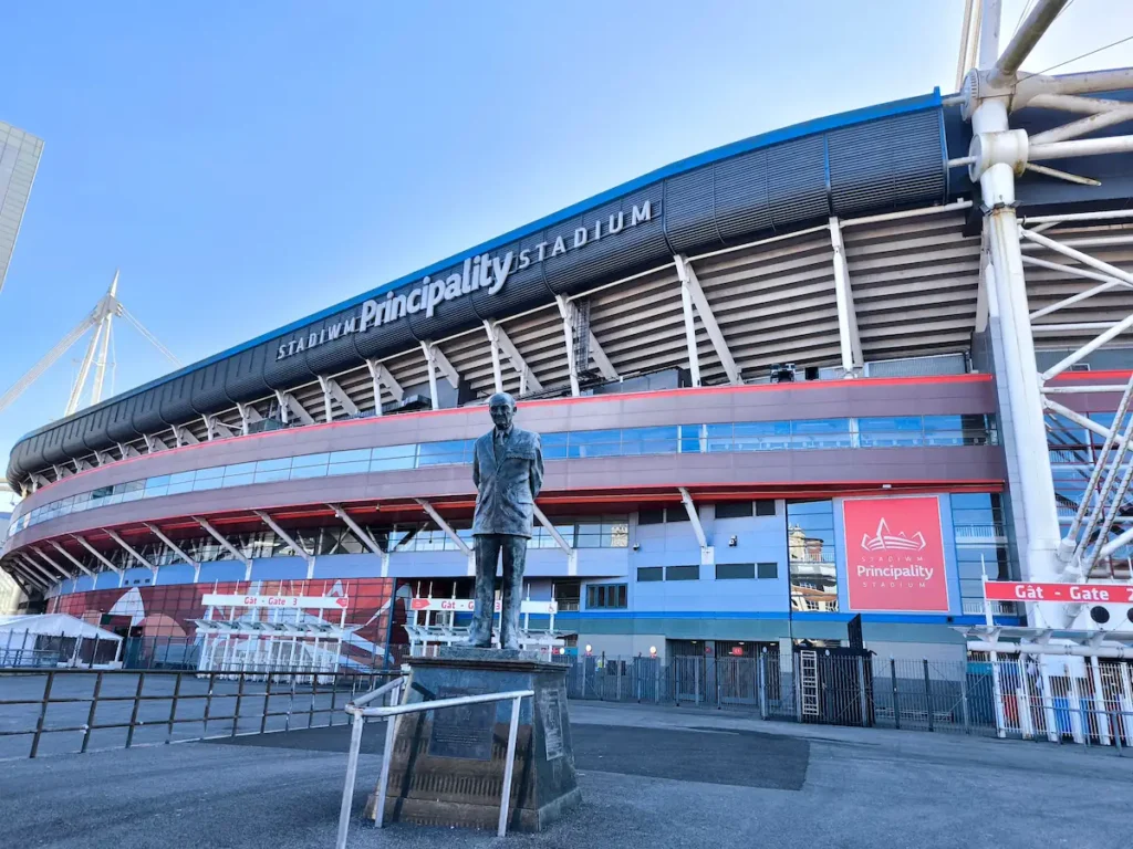 Millennium Stadium en Cardiff, el templo del rugby en Gales